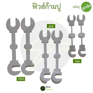 (แพ็คคู่) ฟิวส์ก้ามปู ฟิวคัทเอาท์ 30A, 60A และ 100A อุปกรณ์ป…