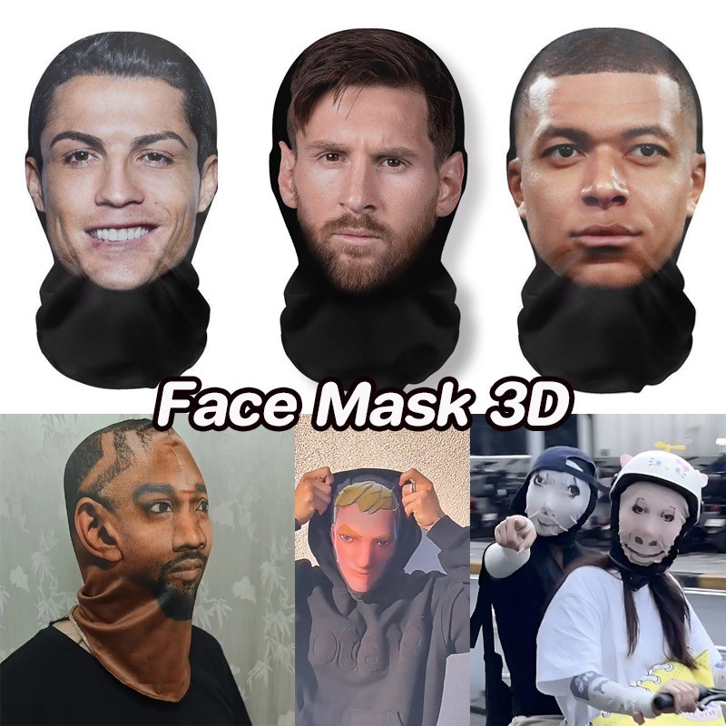 Face Mask 3D คนดัง หน้ากาก หน้ากากตลก จําลองหมวกตลกสําหรับแฟนคอสเพลย์บทบาทเล่น Celebrity Series