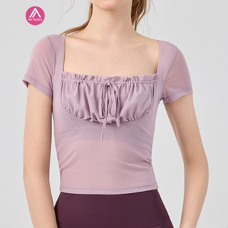 AirActive Leisure Casual Yoga Sports T-shirt Short Sleeves F…