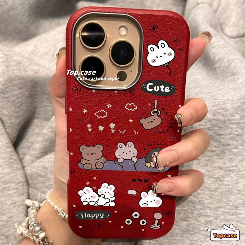 สําหรับVivo Y04 Y28 Y36 V29E V25 Y15 Y15A Y17 Y19 Y20 Y21 Y21T Y30 Y50 Y51 Y1s Y02 Y02s Y91 Y93 Y95 Y95 ฝาครอบหนัง Happy Bearกรอบรูปแบบหนังกรณีกรณีกรณีกรณีกรณีกรณีกรณีกรณีหนังชุบนุ่มรูปแบบหนัง ราคา ถูกที่สุด ดีลบีเคเค แกลเลอรีภาพที่ 9