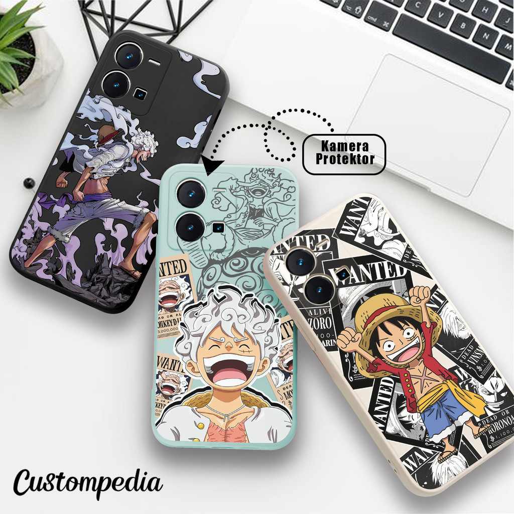 [PROFESORCASE] เคส Iphone 7 X 12PRO 13 14 15 CU461 One Piece Softcase ตัวละครโปร่งใสภาพอนิเมะ