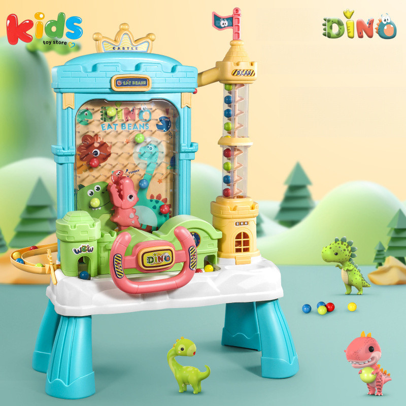 [Children Catcher] ปราสาทไฟฟ้าจับ Peas Toys-Dual Mode/Anti-stuck Design | เกมกระดานฝึกสมาธิพ่อแม่และลูก (ไดโนเสาร์สีชมพูสีฟ้า+รุ่นชาร์จ)| ของเล่นเพื่อการศึกษาปฐมวัย