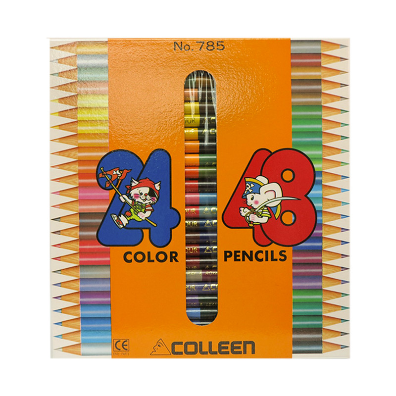 COLLEEN สีไม้ 2 หัว 24 ด้าม 48 สี รุ่น 785