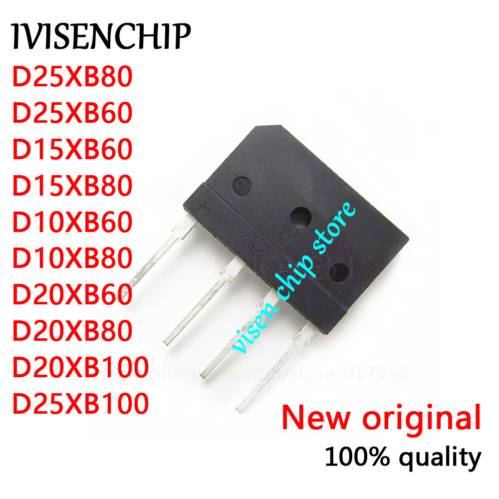 5 ชิ้น D25XB80 D25XB60 D15XB60 D15XB80 D10XB60 D10XB80 D20XB60 D20XB80 D20XB100 D25XB100 ZIP-4 ในสต็