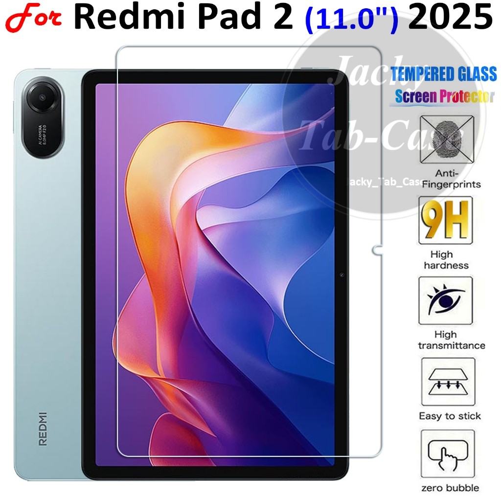 ฟิล์มกระจก นิรภัย เต็มจอ สำหรับ เรียวมี แพด Use For Redmi Pad 2 11 2025 Redmi Pad SE 8.7 11 mi Pad 6 7 Pro Pad Pro 12.1