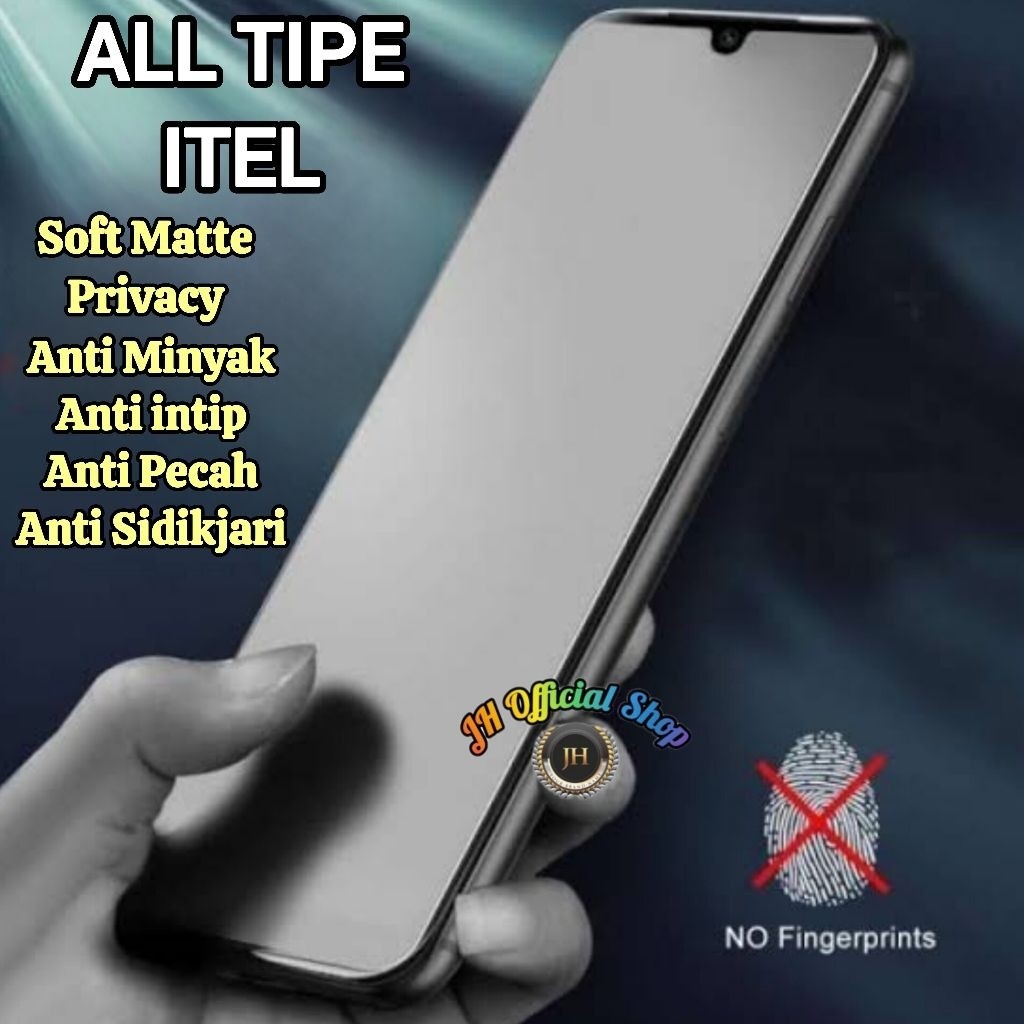 [SDW] pekanbaru/ANTI SCRATCH SOFT MATTE SPY ITEL ALL TYPES NON TEMPERED GLASS PRIM A50 A55 A60 A65 A
