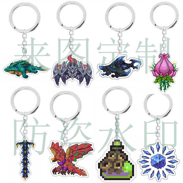 monster monster university Terraria Terraria Calamity พวงกุญแจ BOSS Series เกม Monster Merchandise จ