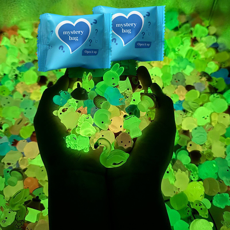 20/30 ชิ้นสุ่ม Mystery กระเป๋ารูปปั้นสัตว์ Mini กระเป๋าตาบอด Aqua ตกแต่งสวนของขวัญเซอร์ไพรส์สําหรับเพื่อนและครอบครัวของขวัญวันเกิดปาร์ตี้