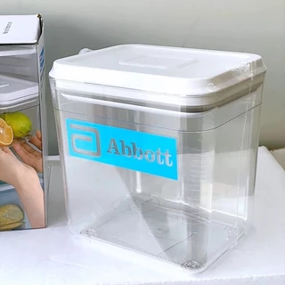 Abbott กล่องสุญญากาศ [1 กล่อง] กล่องสูญญากาศ สำหรับใส่ของแห้ง กล่องอเนกประสงค์ กล่องใส่นมผง ใส่ข้าวสาร ผลไม้