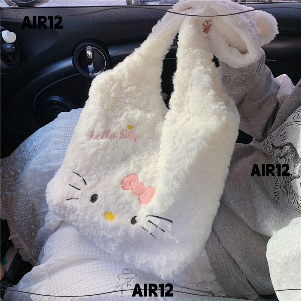 กระเป๋าสะพาย AIR12, กระเป๋าถือ Hello Kitty Kawaii, กระเป๋าโท้ตของขวัญความจุขนาดใหญ่ตุ๊กตา