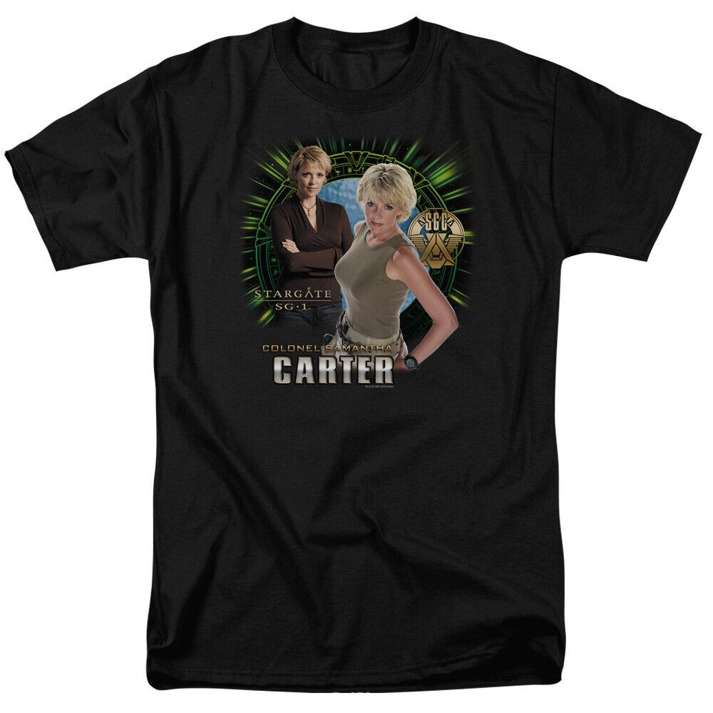 Stargate Sg1 Samantha Carter T เสื้อได้รับใบอนุญาต Sci-Fi Tv Alien Show Tee ใหม่