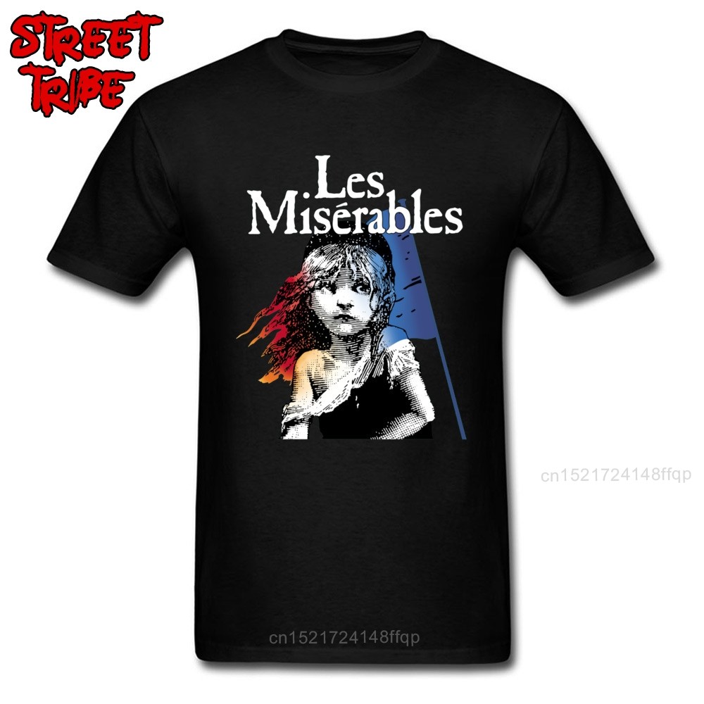 Tops Tees Les Miserables นักเรียน T เสื้อตัวอักษรพิมพ์ Tee เสื้อผู้ชาย Hip Hop Tshirt ผู้หญิงแฟชั่นเ