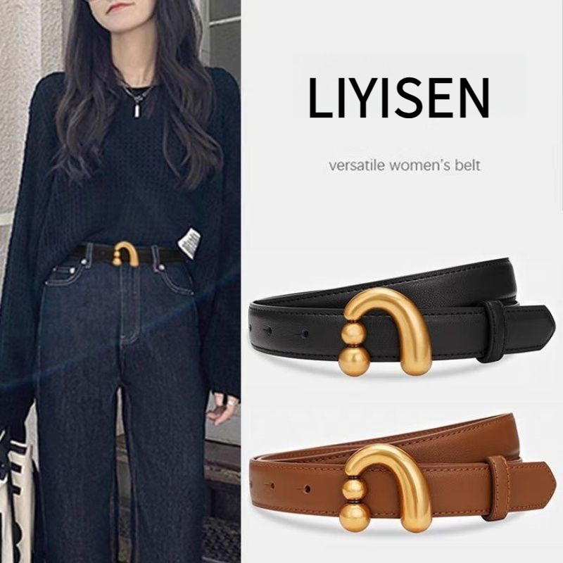 Luyisen ฤดูหนาวเข็มขัดสุภาพสตรีสไตล์ใหม่อินเทรนด์ขายร้อนทุกการแข่งขันเข็มขัดตกแต่ง