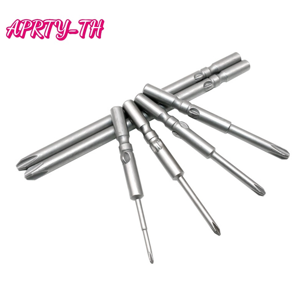 <APRTY> ดอกไขควงกลม 4 มม. PH00 PH0 PH1 PH2 ดอกไขควงไขว้แม่เหล็กสําหรับ 800