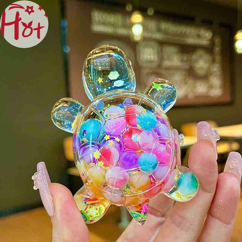 Ge Luminous สีสัน Diy ประกายเครื่องประดับสร้างสรรค์ Quicksand เครื่องประดับขนาดใหญ่เดสก์ท็อปเครื่องประดับรถ Square