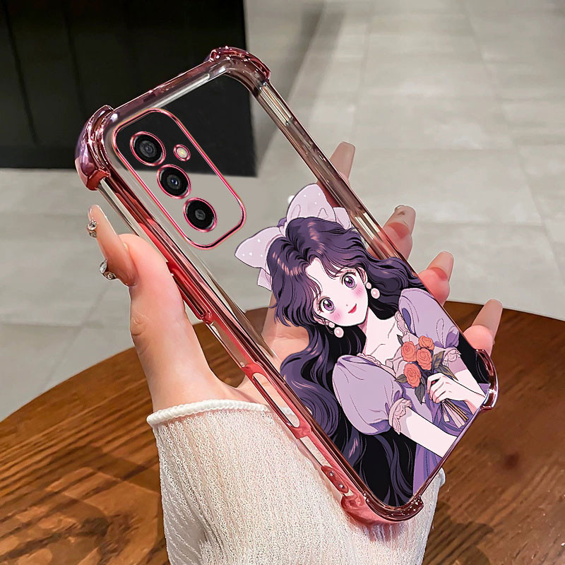 SAMSUNG สําหรับsamsung A15 A55 5G A16 A26 A56 เคสโทรศัพท์TPUดอกไม้สาว2025 high-EndราคาถูกกันกระแทกSoft shell - รูปที่ 5