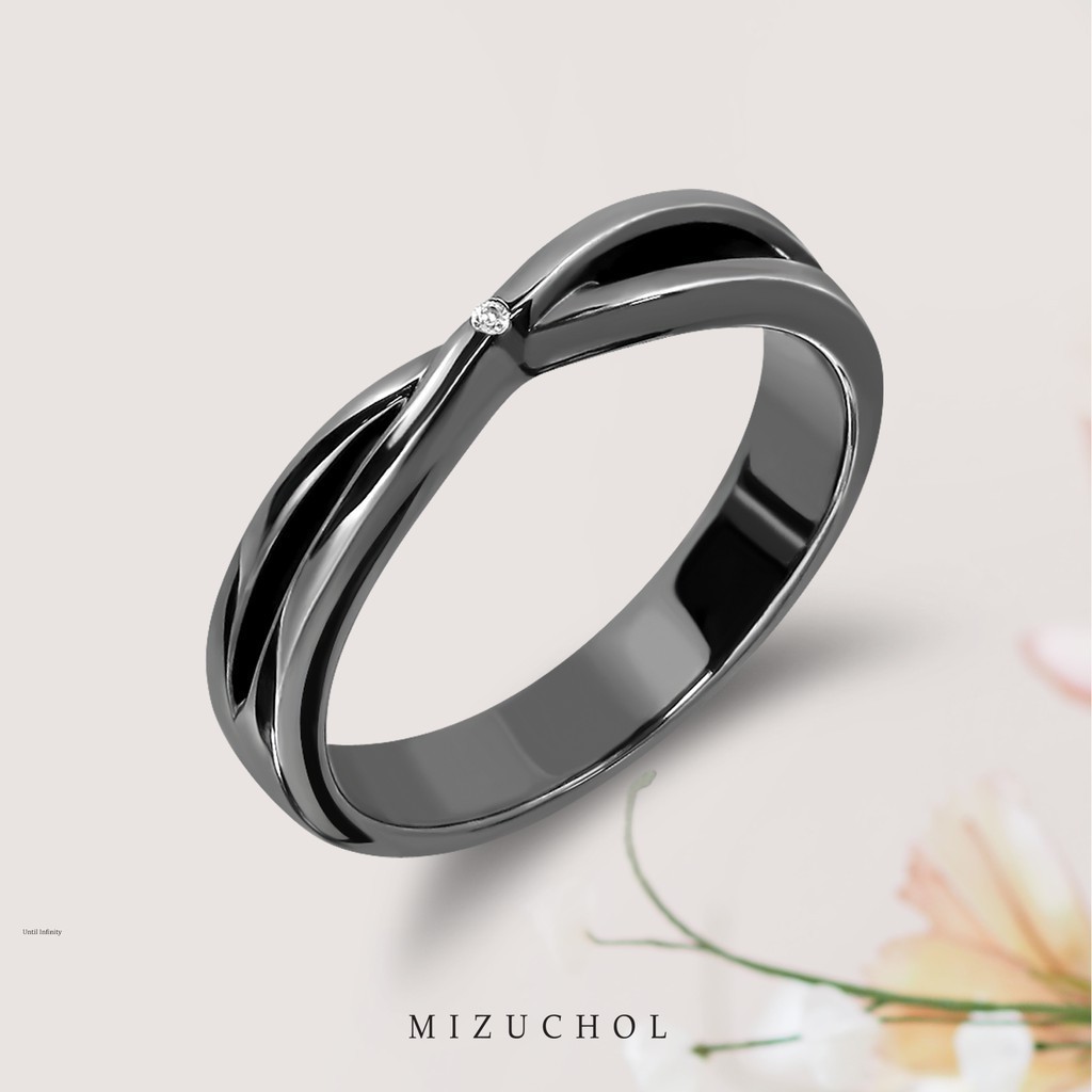 Mizuchol خاتم UNTIL INFINITY للأزواج — رجالي — صورة 4