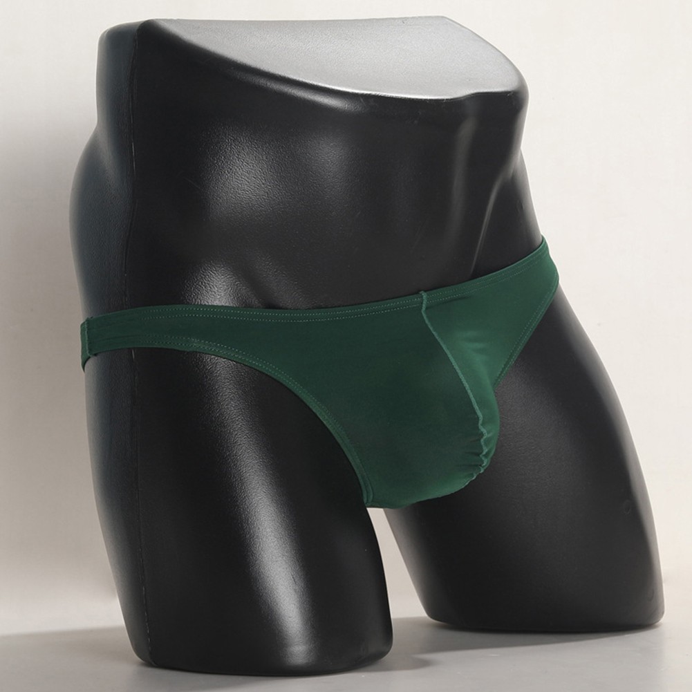 [COLORHM] กางเกงชั้นในผ้าไหมน้ําแข็งสําหรับผู้ชายกระเป๋าซีทรูแนวราบชุดชั้นในกางเกงระบายอากาศ