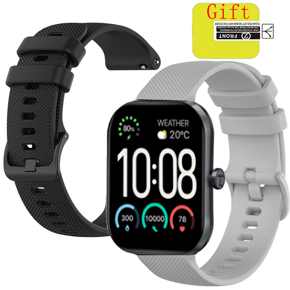 Haylou S6 smart watch สายรัดซิลิโคนอ่อนนุ่มสําหรับ Haylou S6 smart watch Band สายรัดข้อมือเปลี่ยนได้