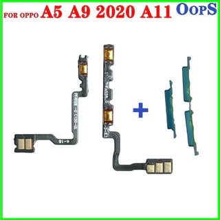 สําหรับ oppo A5 2020 A9 2020 A11 เปิดปุ่มปิด flex volume Up Down ปุ่ม flex สายริบบิ้น