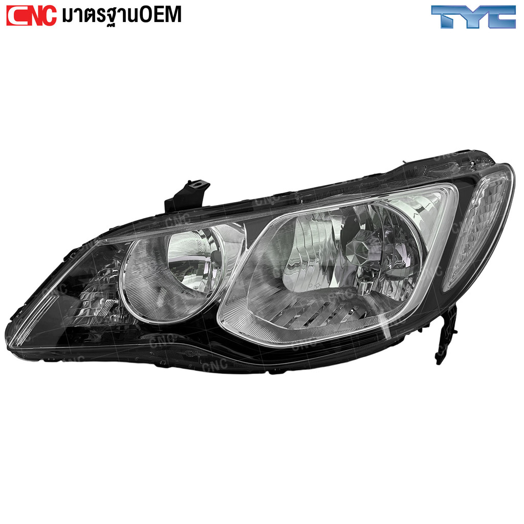 TYC ไฟหน้า HONDA CIVIC FD ปี 2006-2008 โคมขาว (ซีวิค ปี 2009-2011 สามารถใส่ได้) - ข้างซ้าย/ ข้างขวา - รูปที่ 4