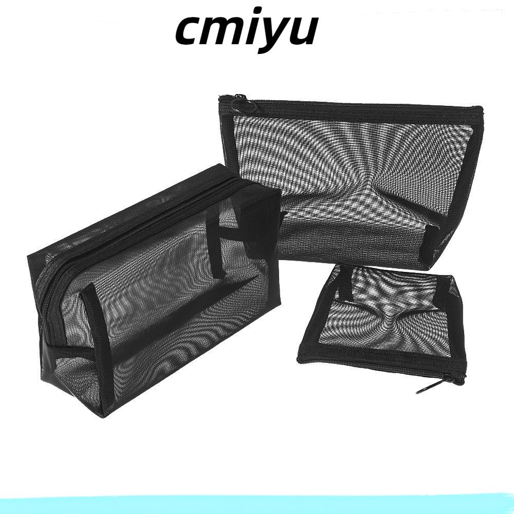 Cmiyu กระเป๋าเครื่องสําอาง Camping Toiletry Bag Storage Mesh Package