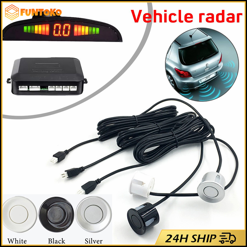 สินค้ามีคุณภาพ 1ชิ้น หัวเซ็นเซอร์ถอยหลังรถยนต์ อะไหล่sensor ถอยหลัง ใช้ได้ทุกรุ่น สามสี