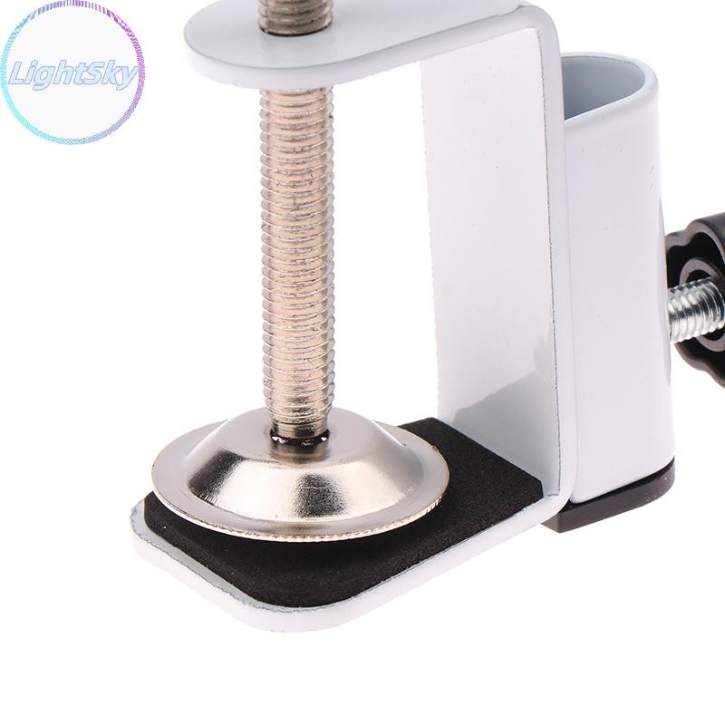 Lightsky Universal Clamp DIY อุปกรณ์คลิปโลหะคงที่สกรูผู้ถือกล้องขาตั้งสําหรับออกอากาศไมโครโฟนโคมไฟตั้งโต๊ะ Clamp TH