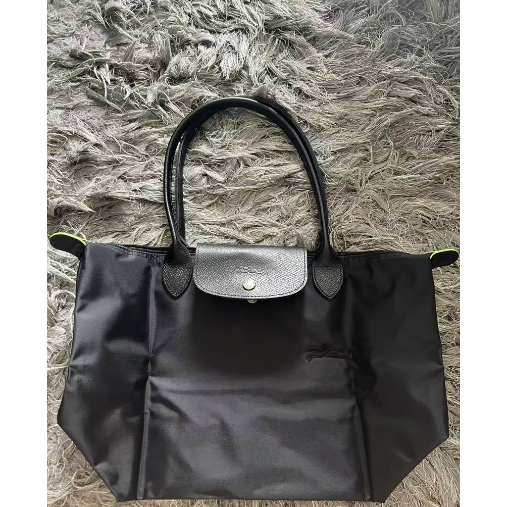 【ห่อของขวัญ】สินค้ามีพร้อมส่งที่ไทย กระเป๋า Longchamp แท้ lepliager กระเป๋าโท้ตหูยาว กระเป๋าช้อปปิ้งแบบพับได้