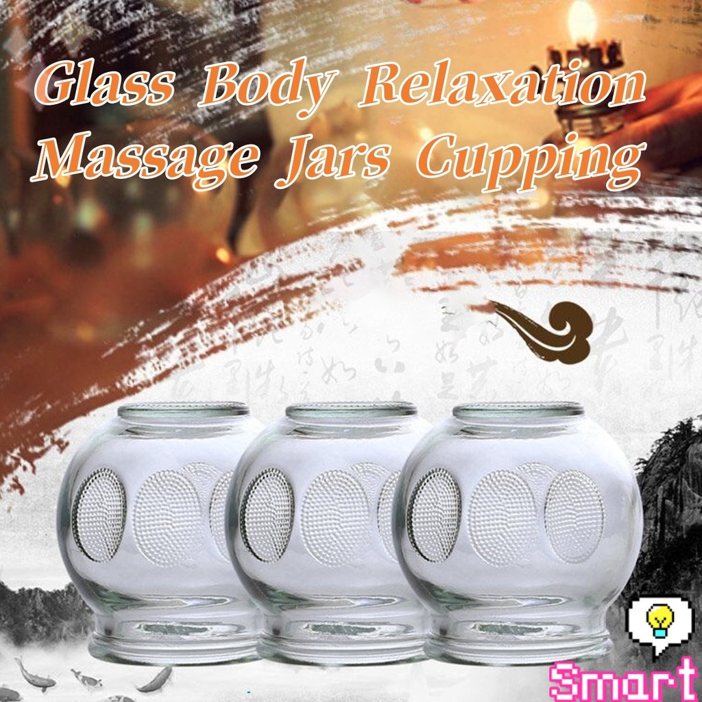 SMART ถ้วยแก้วครอบชนิดหนา ครอบแก้ว​ เครื่องมือพิเศษสำหรับแพทย์แผนจีน cupping jar