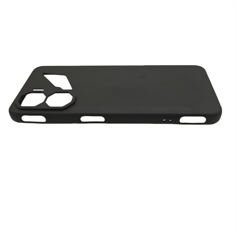 ปลอกสําหรับ ZTE Nubia Neo 3 5G Z2464N สีดําเรียบง่ายป้องกัน Soft TPU ฝาหลัง