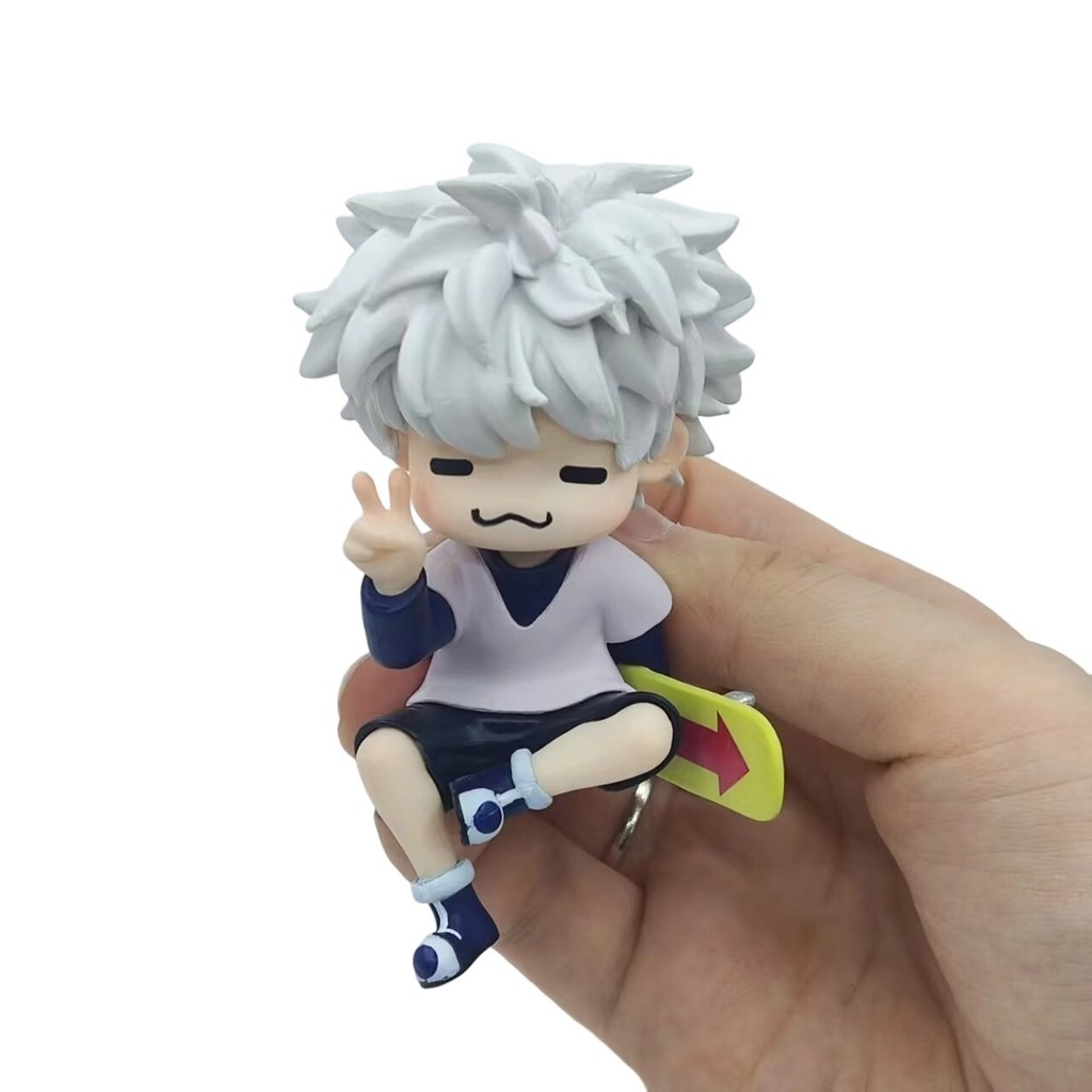 Hunter x Hunter น่ารัก Killua Cat รุ่น Q รูปเดสก์ท็อปตกแต่ง