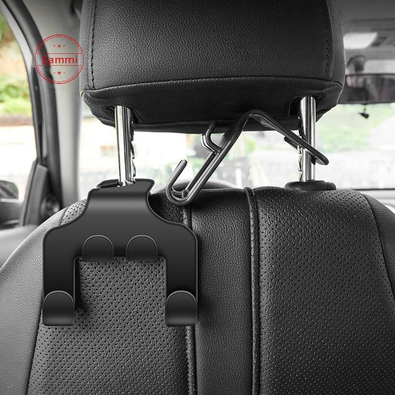 Sammi Car Seat Headrest Hook Hanger ck Storage Organizer Universal สําหรับกระเป๋าถือกระเป๋า Coat Fit Universal รถผู้ถือ TH