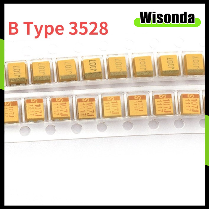 5 ชิ้น/2 ชิ้น B ประเภท 3258 Tantalum Capacitor SMD 24 ค่า 25V 16V 10V 35 100u 10UF 22 106 3.3 4.7 10