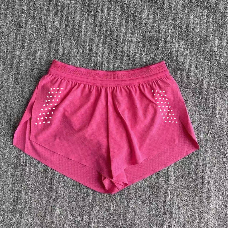 Hot Selling Men's and Women's Sports Shorts Marathon Running Quick-Drying Exposure-Proof Belt Lining