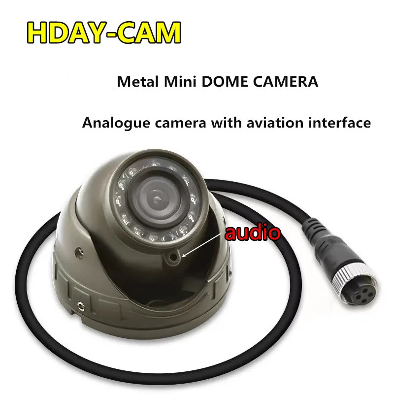 1080P 12V รถภายใน AHD กล้องสําหรับรถบัส/รถบรรทุก/ระบบรักษาความปลอดภัย RV HD IR Night Vision กล้องเฝ้าระวังรถยนต์หนักกล้องวงจรปิด