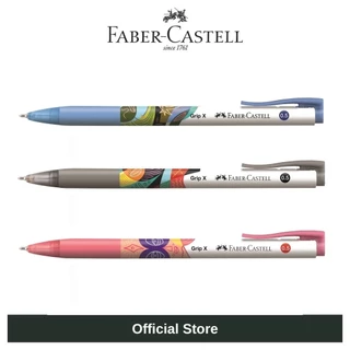 ปากกาลูกลื่น Faber Castell พาสเทล รุ่น Grip X แบบกด ขนาด 0.5 MM และ 0.7 MM ยกกล่อง (10 แท่ง)