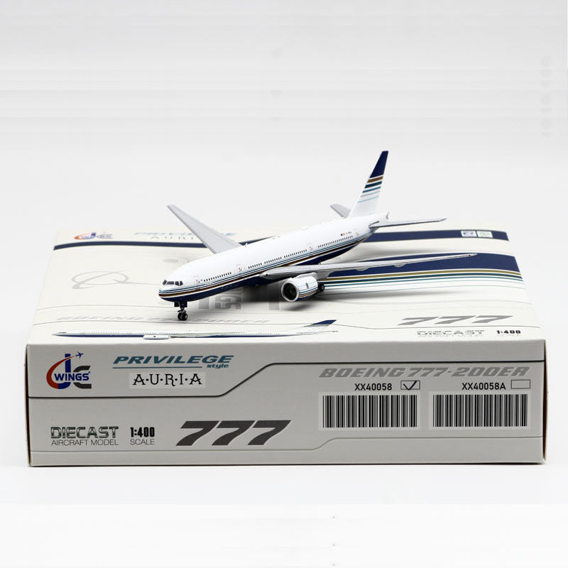 พร้อมส่ง เครื่องบิน 1: 400 JC Wing Alloy Airliner รุ่น Privilege Style B777-200ER EC-MUA