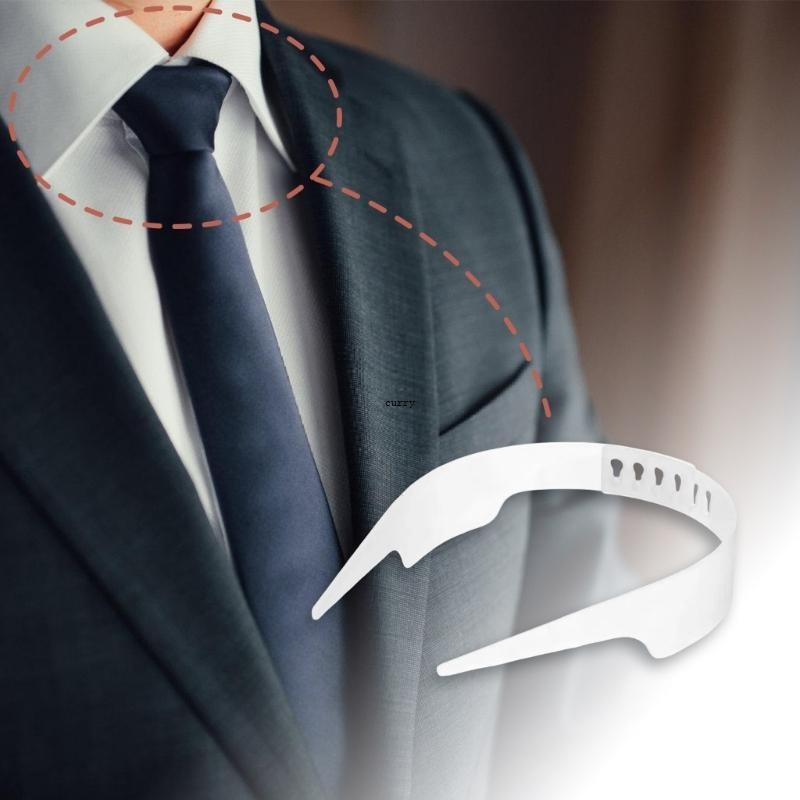 CUY ปลอกคอแบบปรับได้ Stand Collar Supportive Stays เสื้อ COLLAR Enhancer สําหรับอย่างเป็นทางการ