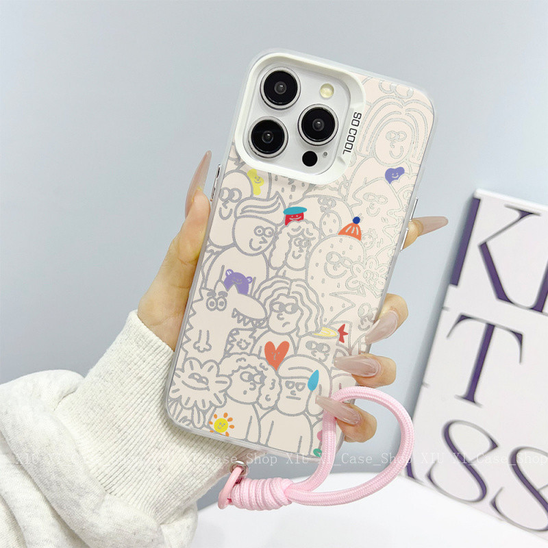 💎เคสไอโฟน เข้ากันได้กับ iPhone 16 เคสไอโฟน 15 Pro Max iPhone 13 iPhone 11 X XS XR 7Plus กรณีนุ่มน่าร