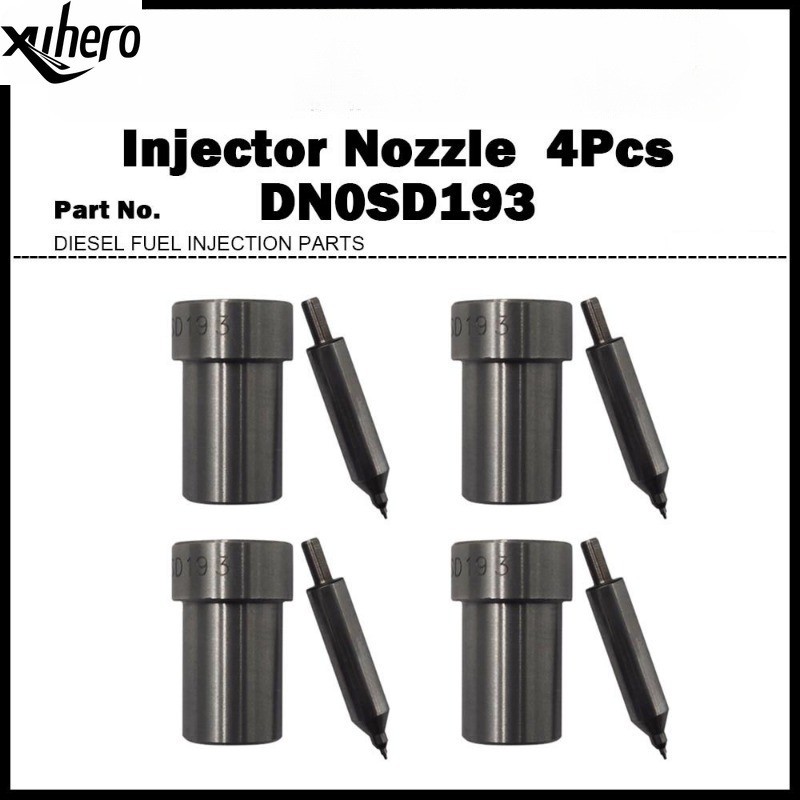 หัวฉีดหัวฉีดน้ํามันเชื้อเพลิงดีเซล 4 ชิ้น DN0SD193 DNOSD193 0434250063 สําหรับ KIA Besta Sportage 2.