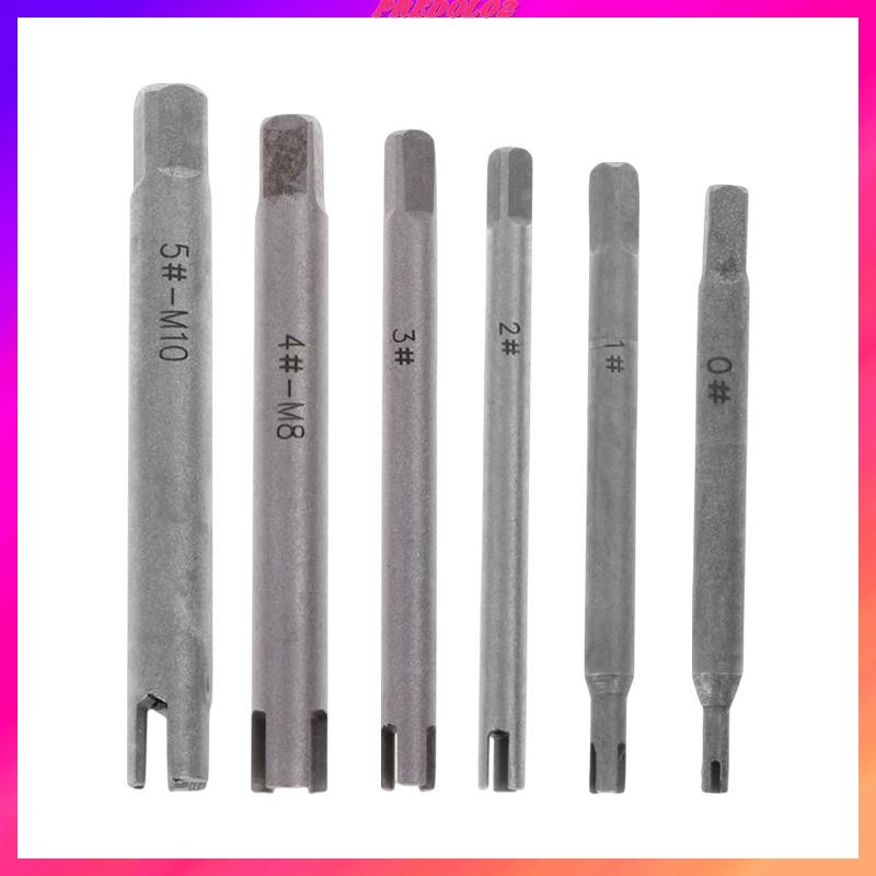 [Predolo2] Alloy Steel Broken Tap Extractor Remover Tool Stripped Screw Extractor Screw Bolt Remover