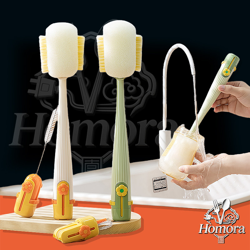 แปรงถ้วย, แปรงทําความสะอาดขวด, แปรงทําความสะอาดกระจก, แปรงถ้วยกระติกน้ําร้อนขนาดใหญ่อเนกประสงค์ด้ามยาว, แปรงขวด