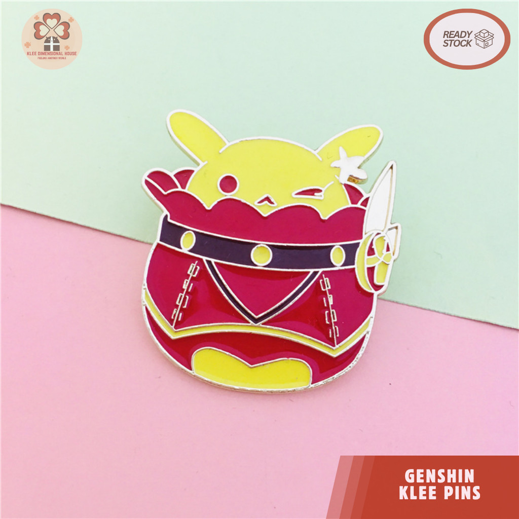 Genshin Impact Klees Jumpy Dumpty Pin原ionionionion เต็มรูปแบบ Double Jumpy Dumpty Klee Genshin Impac