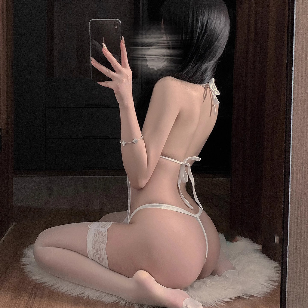 บอดี้สูท  ลูกไม้เต็มตัวซีทรู   คอวีลึก   ชุดอ่อยแฟน   ดีไซน์กลวง มีให้เลือกหลายสี   ส่งไวจากไทย - รูปที่ 4