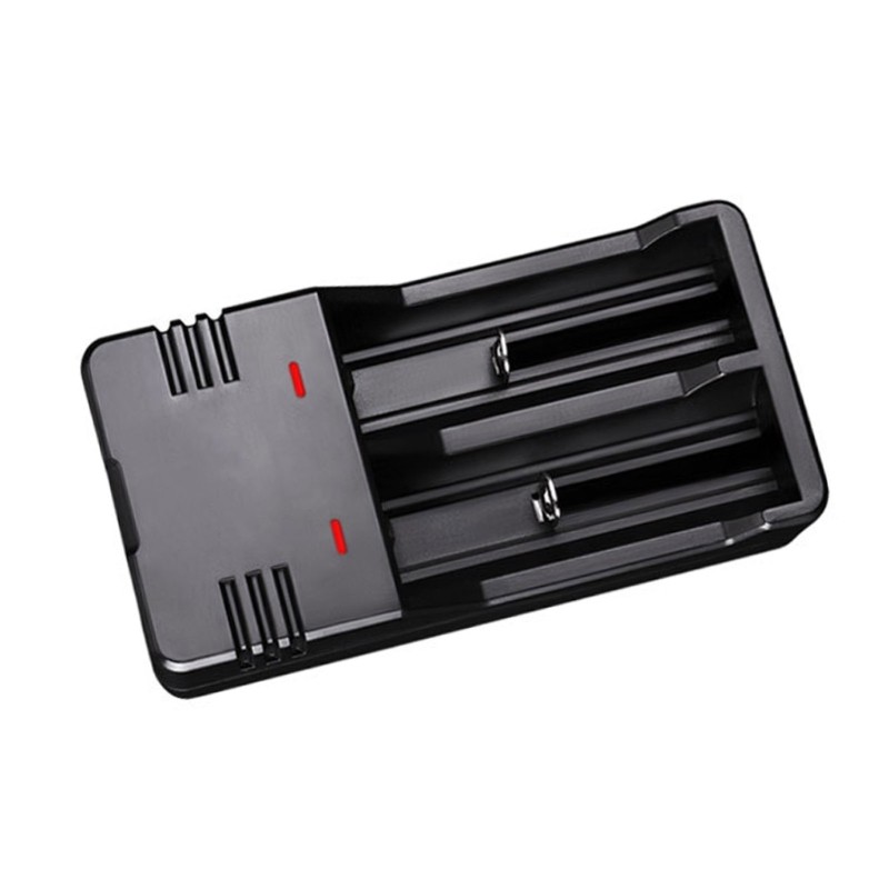Doublebuy 2Bay 3 7V Li-Battery Charger สําหรับ 18650 26650 14500 10440 16340 21700 18500 พร้อมการชาร