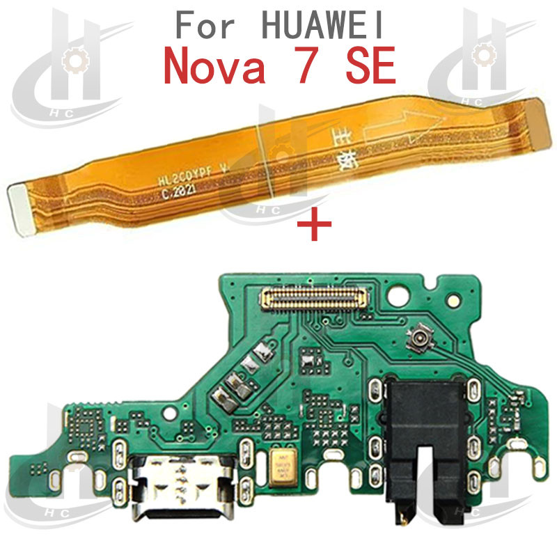 ใหม่สําหรับ Huawei Nova 7 SE Charger USB Connector Dock ชาร์จพอร์ตแจ็คบอร์ด Flex หลักเมนบอร์ดการเชื่อมต่อ Flex เปลี่ยนชิ้นส่วน ราคา ถูกที่สุด ดีลบีเคเค แกลเลอรีภาพที่ 4
