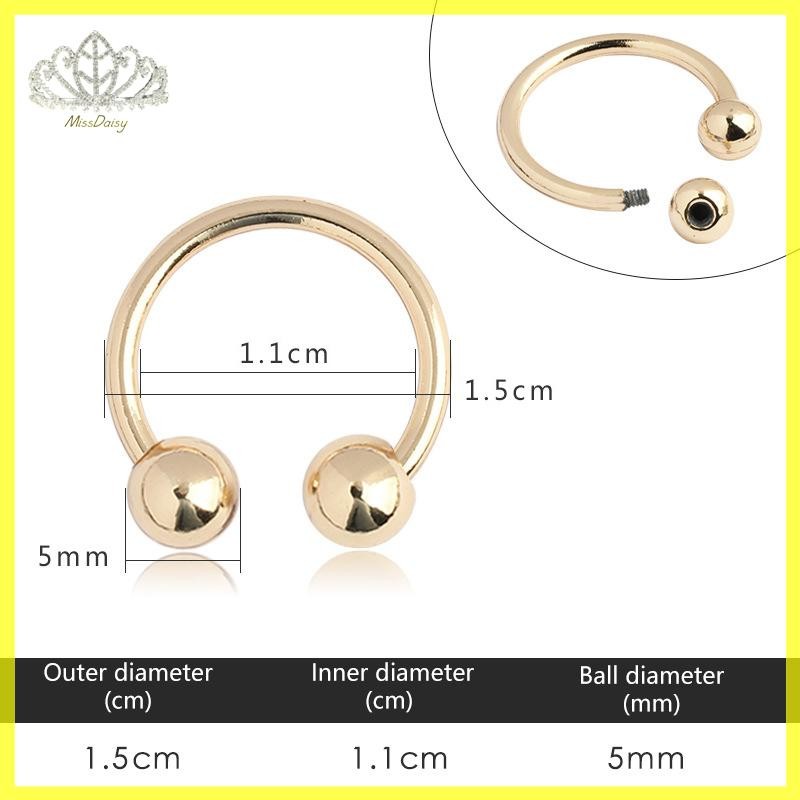 15-60 มม.แหวนโลหะหัวเข็มขัดบิกินี่ตกแต่ง Clasp Connector สกรูตะขอ DIY เสื้อผ้าอุปกรณ์เย็บผ้า TH - รูปที่ 3