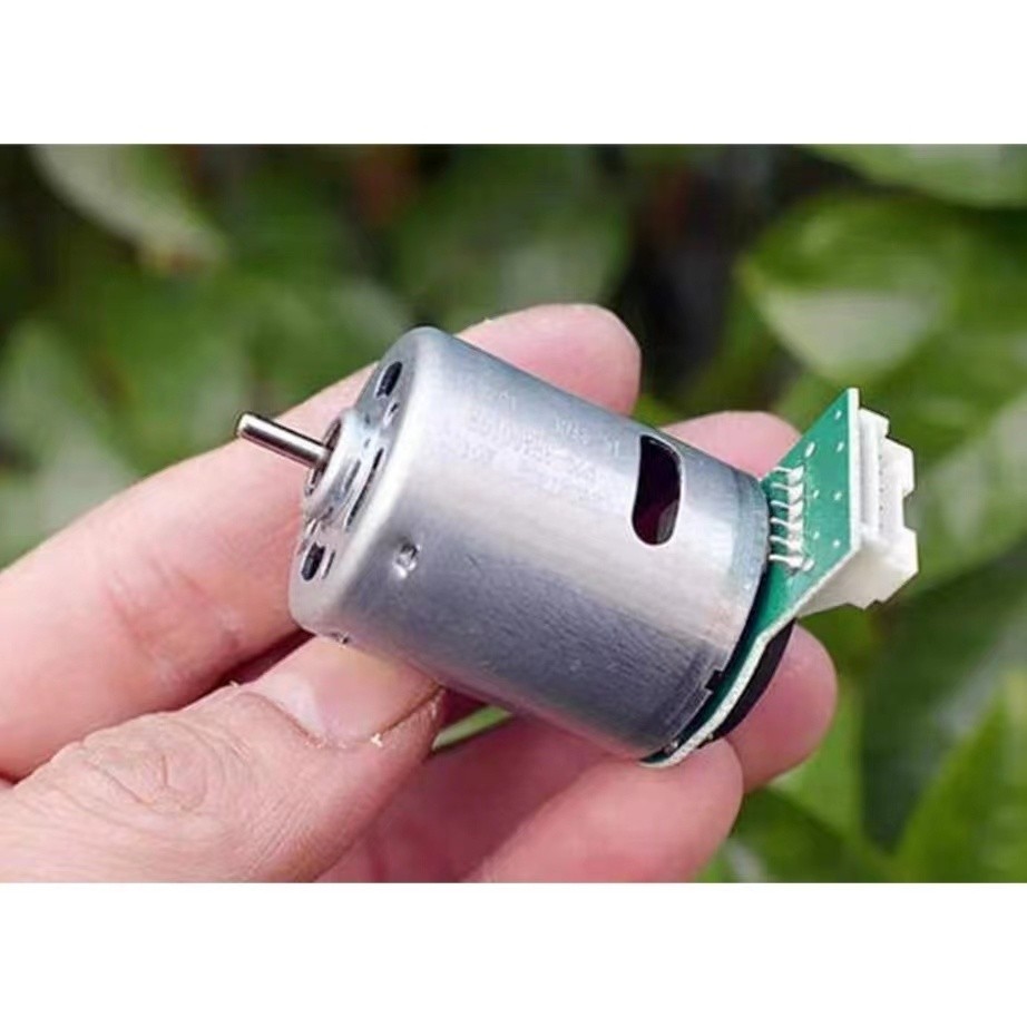 ความเร็ว365มอเตอร์ DC พร้อมแผ่นรหัส DC 12โวลต์6พิน DIY มอเตอร์ขนาดเล็ก