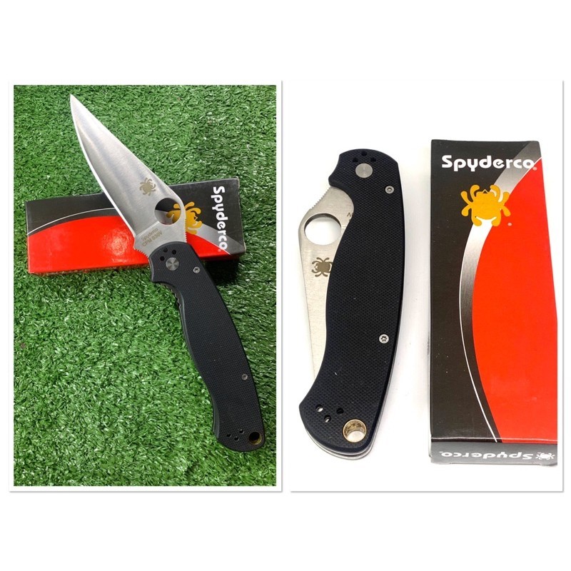 มีดพับ Spyderco CPM S30V ด้ามสีดำ ส้ม เขียว รุ่นใหญ่
